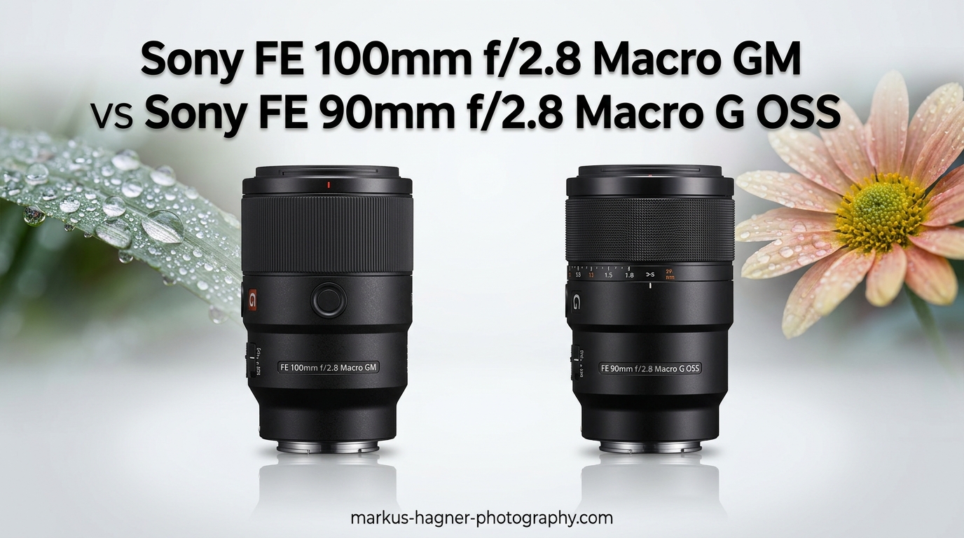 Sony FE 100mm f2.8 Macro GM vs Sony FE 90mm f2.8 Macro G OSS