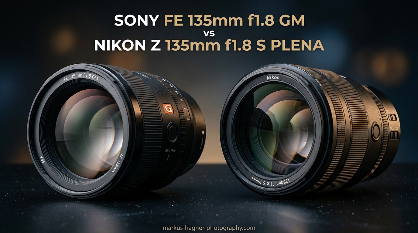 Sony FE 135mm f1.8 GM vs Nikon Z 135mm f1.8 S Plena