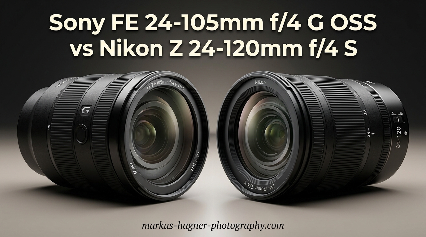 Sony FE 24-105mm f4 G OSS vs Nikon Z 24-120mm f4 S