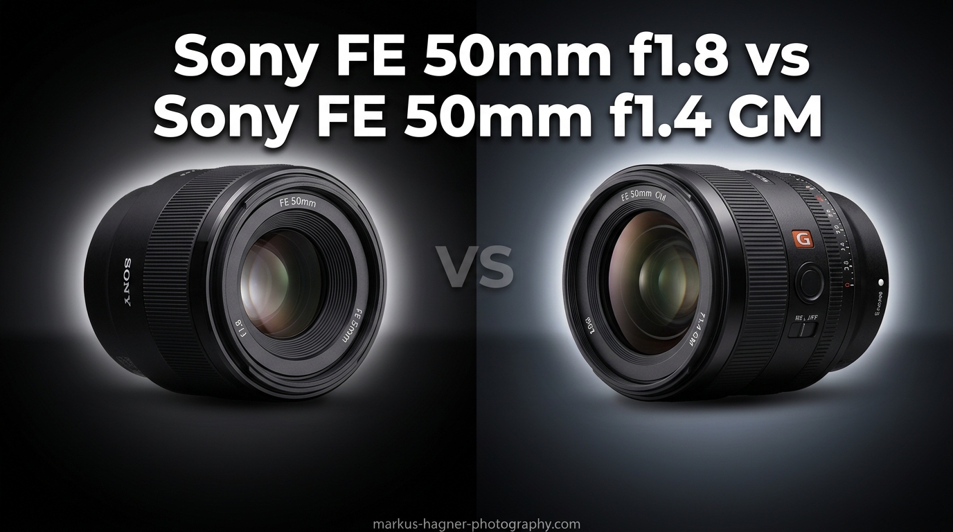 Sony FE 50mm f1.8 vs Sony FE 50mm f1.4 GM