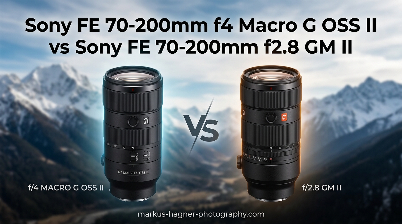Sony FE 70-200mm f4 Macro G OSS II vs Sony FE 70-200mm f2.8 GM II