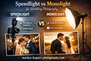 Speedlight vs Monolight for Wedding Photography
