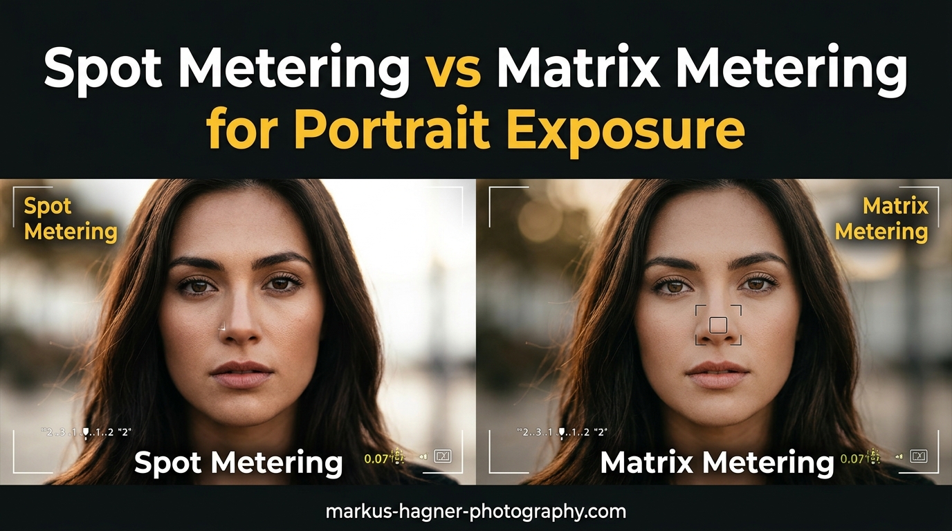 Spot Metering vs Matrix Metering for Portrait Exposure