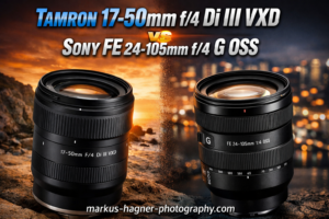 Tamron 17-50mm f4 Di III VXD vs Sony FE 24-105mm f4 G OSS