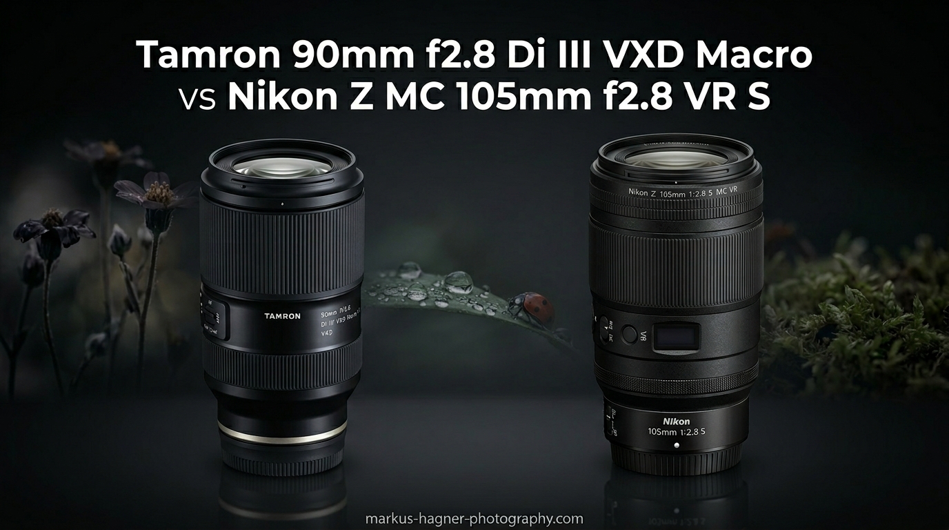 Tamron 90mm f2.8 Di III VXD Macro vs Nikon Z MC 105mm f2.8 VR S