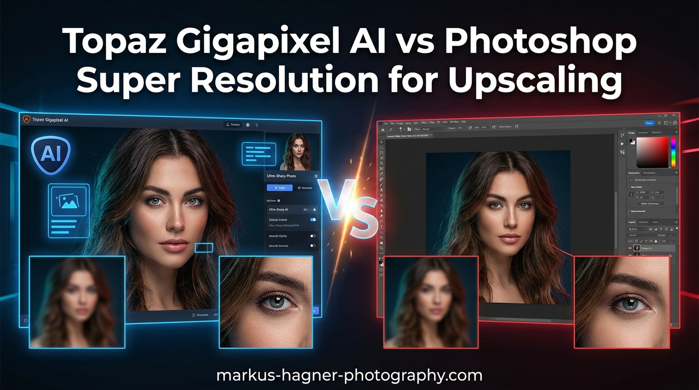 Topaz Gigapixel AI vs Photoshop Super Resolution for Upscaling