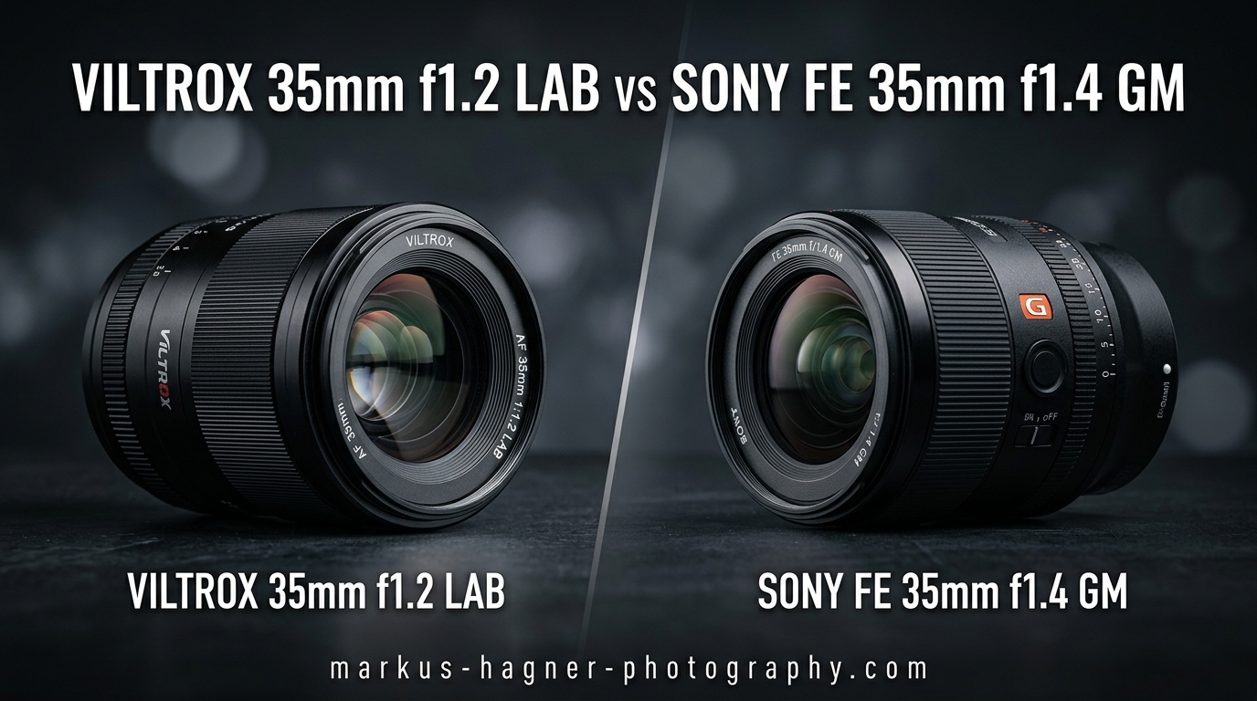 Viltrox 35mm f1.2 LAB vs Sony FE 35mm f1.4 GM