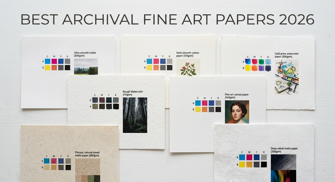 Best Archival Fine Art Papers for Inkjet Photo Printing