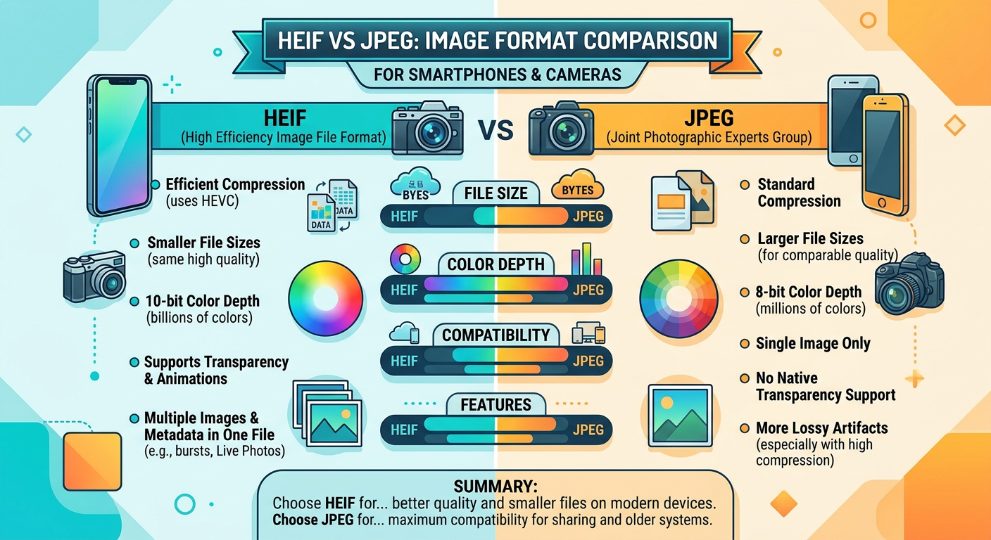 HEIF vs JPEG for Everyday Camera Shooting