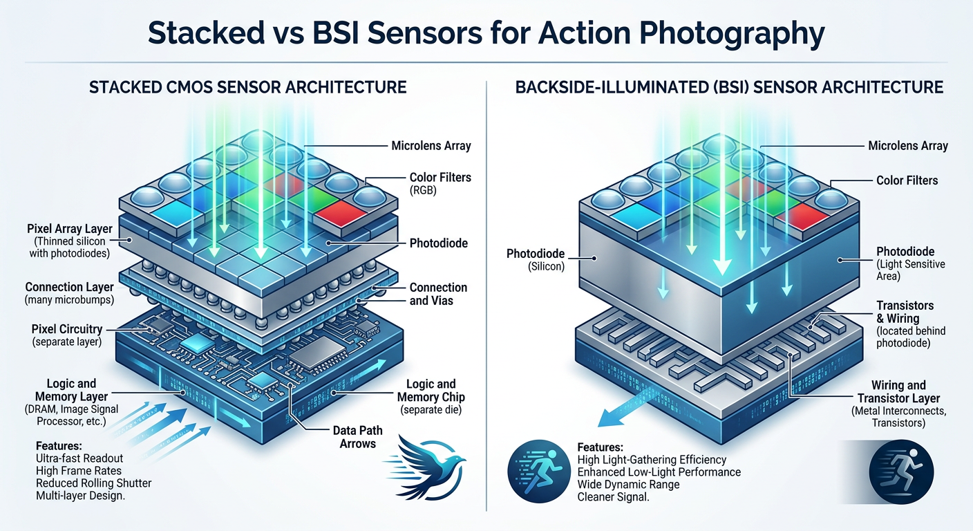 Stacked Sensor vs BSI Sensor for Fast Action Photography