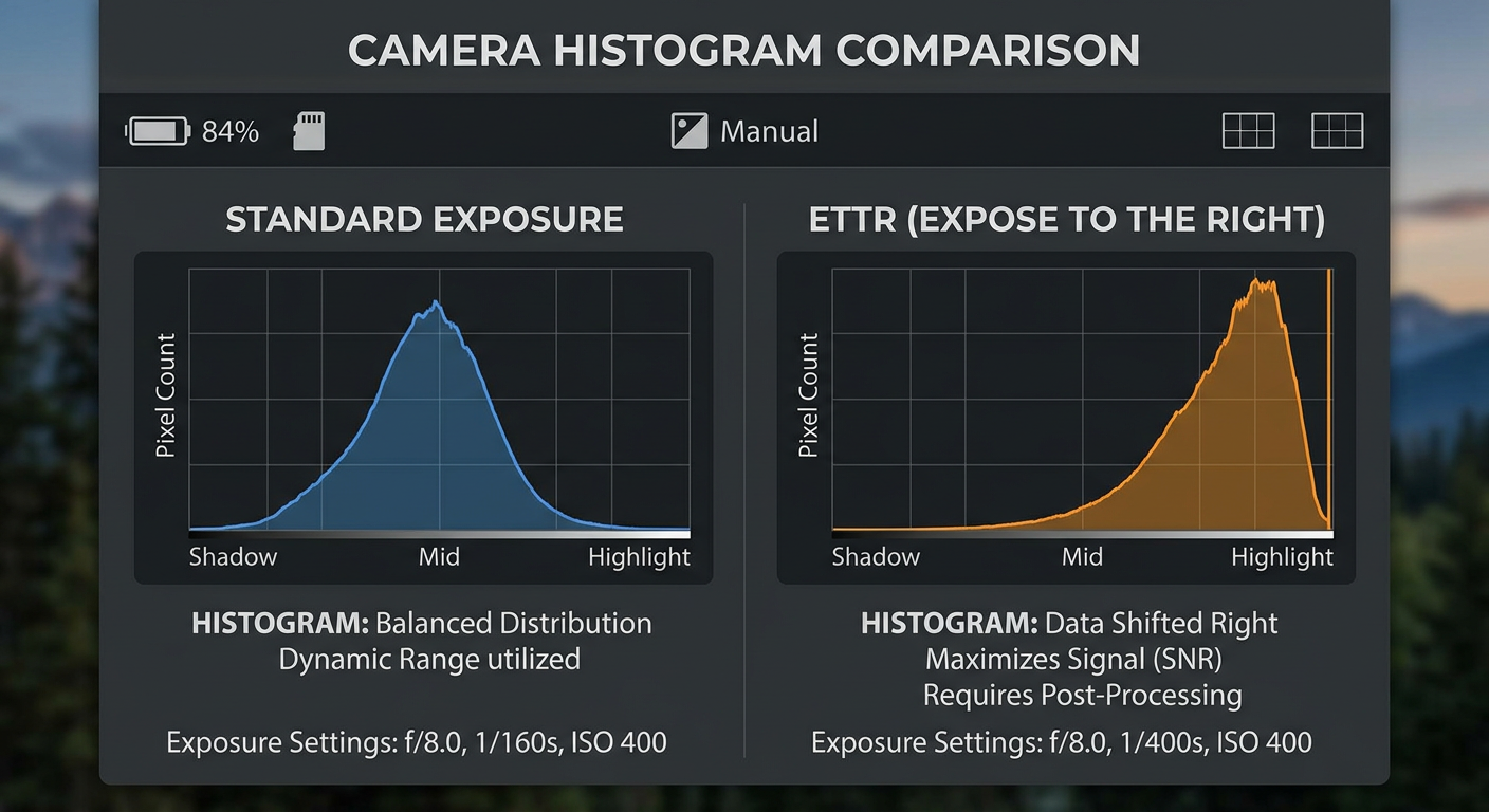 ETTR vs Standard Exposure for Maximum Dynamic Range