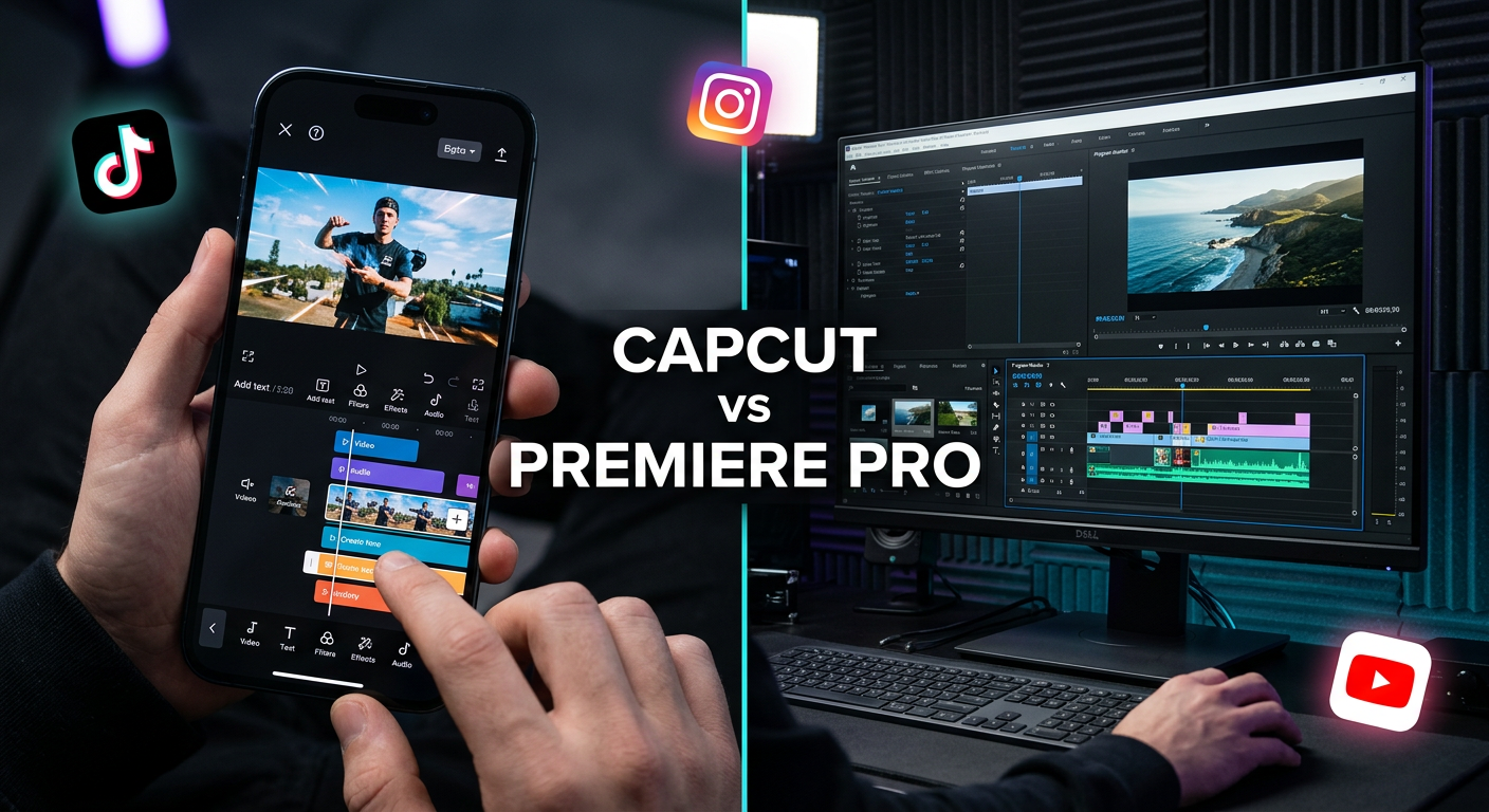 CapCut vs Premiere Pro for Social Media Video Editing