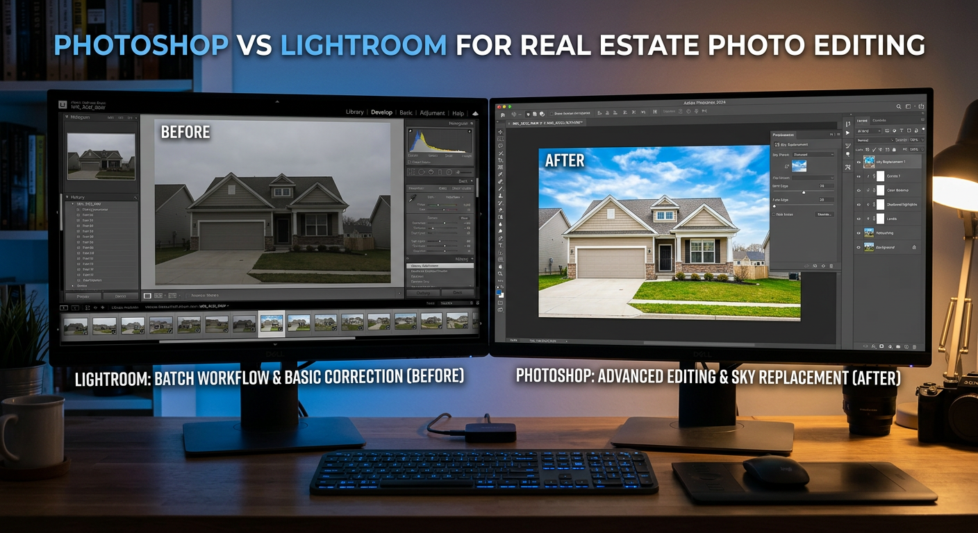 Photoshop vs Lightroom for Real Estate Photo Editing