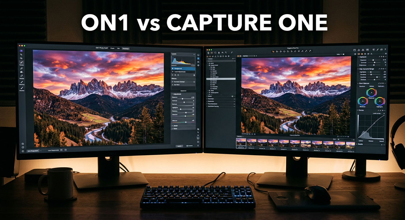 ON1 Photo RAW vs Capture One for Landscape Editing