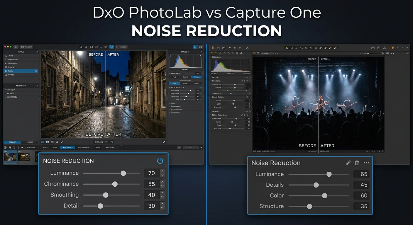 DxO PhotoLab vs Capture One for Noise Reduction