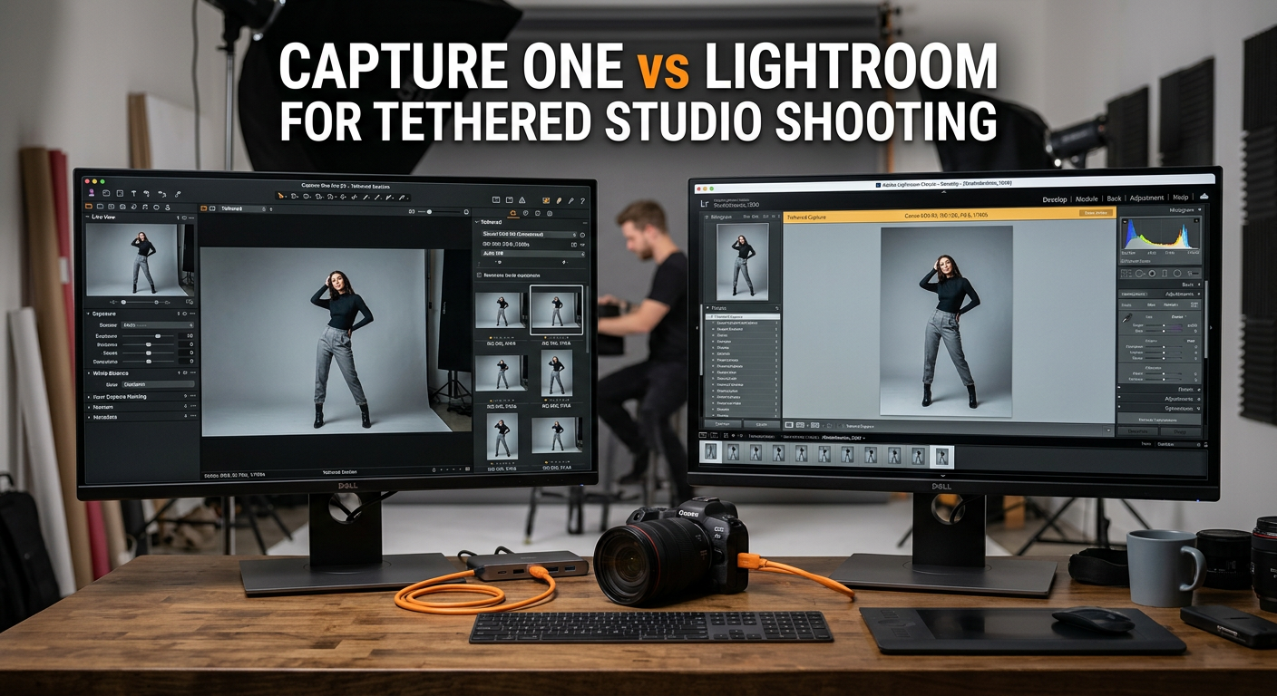 Capture One vs Lightroom for Tethered Studio Shooting