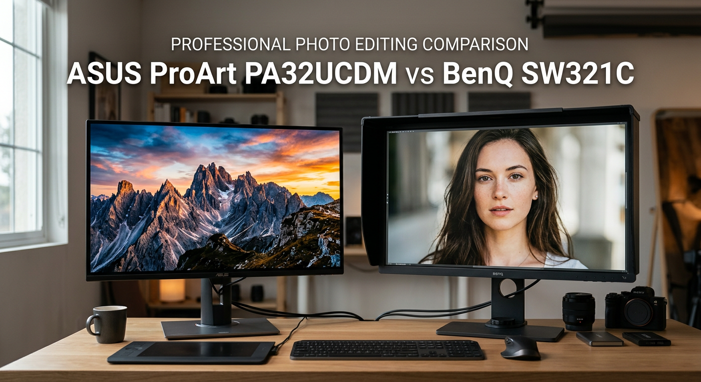 ASUS ProArt PA32UCDM vs BenQ SW321C