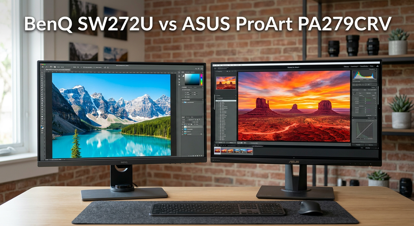 BenQ SW272U vs ASUS ProArt PA279CRV