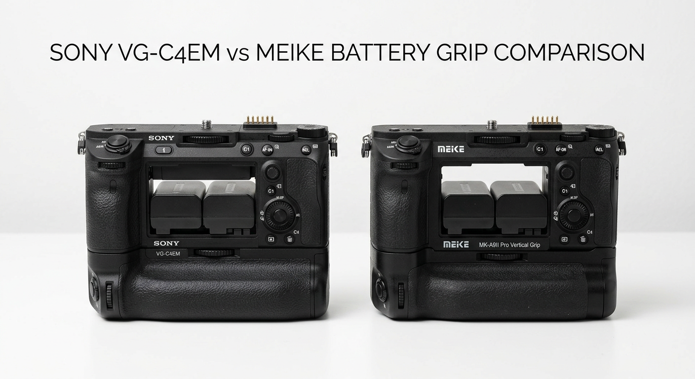 Sony VG-C5 vs Meike Battery Grip for A7R V