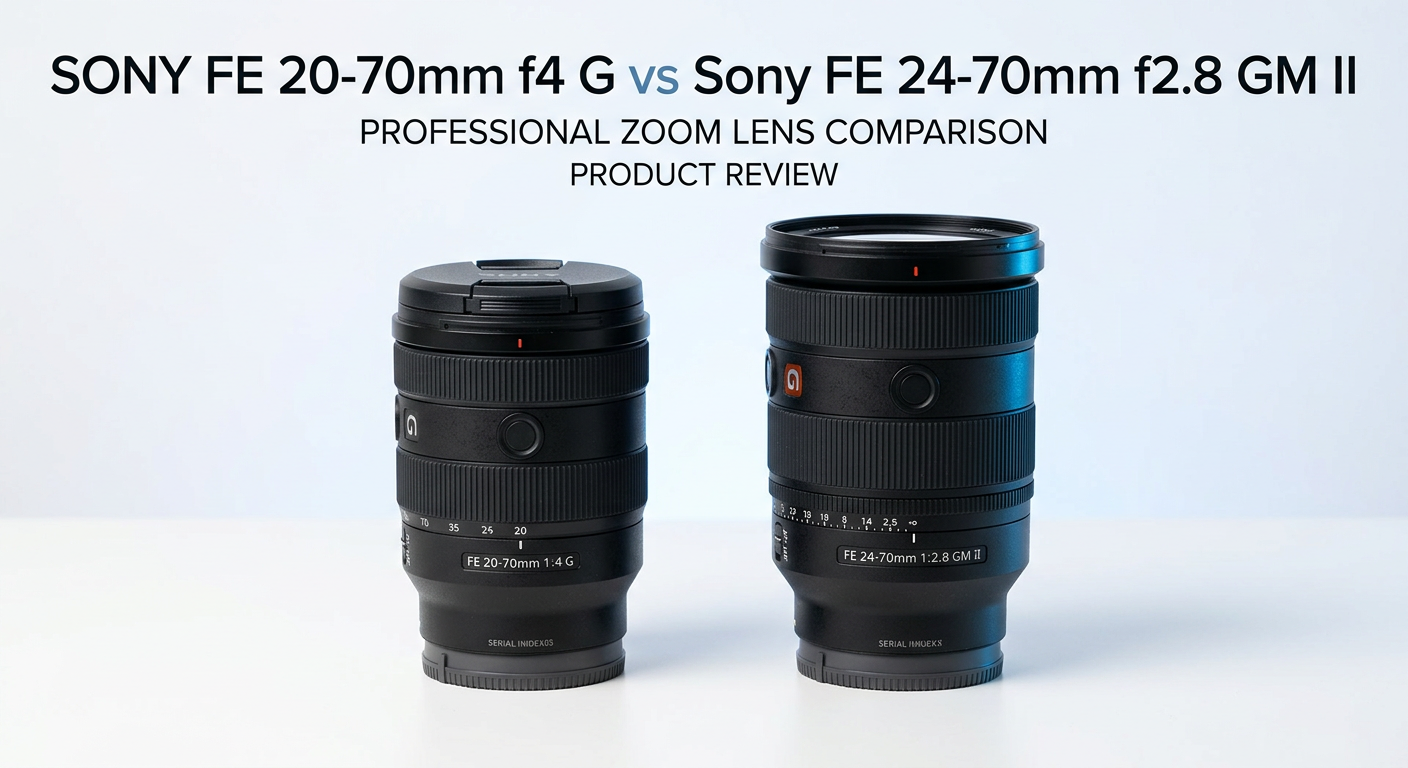 Sony FE 20-70mm f4 G vs Sony FE 24-70mm f2.8 GM II
