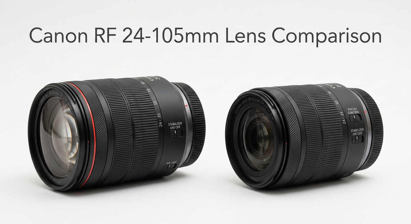 Canon RF 24-105mm f4-7.1 IS STM vs Canon RF 24-105mm f4L IS USM