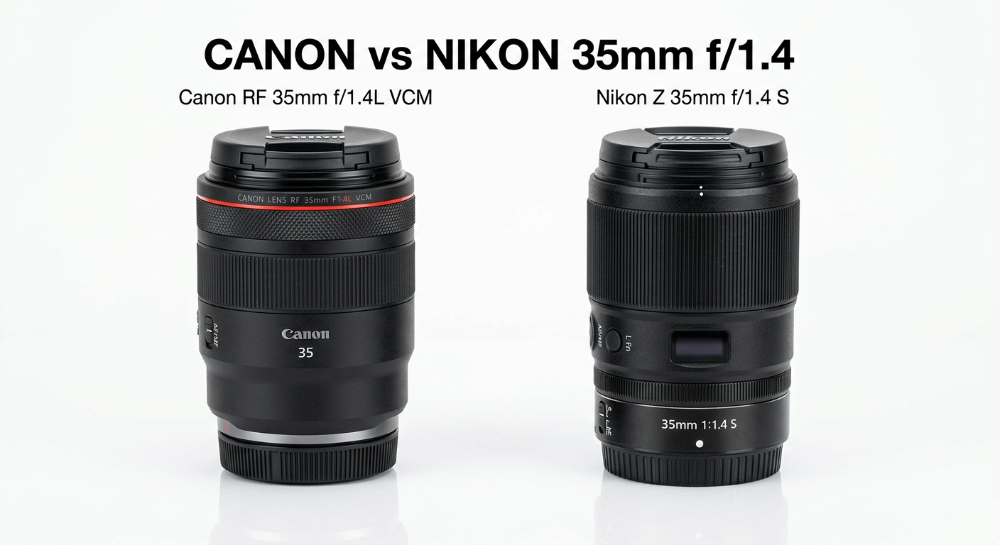 Canon RF 35mm f1.4L VCM vs Nikon Z 35mm f1.4