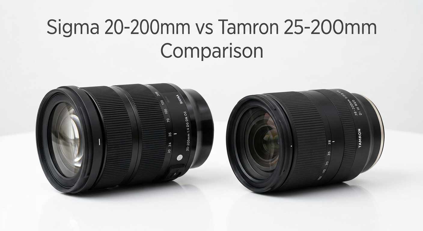 Sigma 20-200mm f3.5-6.3 DG Contemporary vs Tamron 25-200mm f2.8-5.6 Di III VXD G2