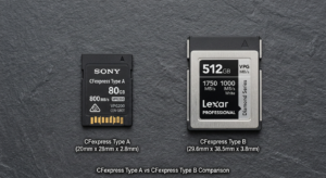CFexpress Type A vs CFexpress Type B