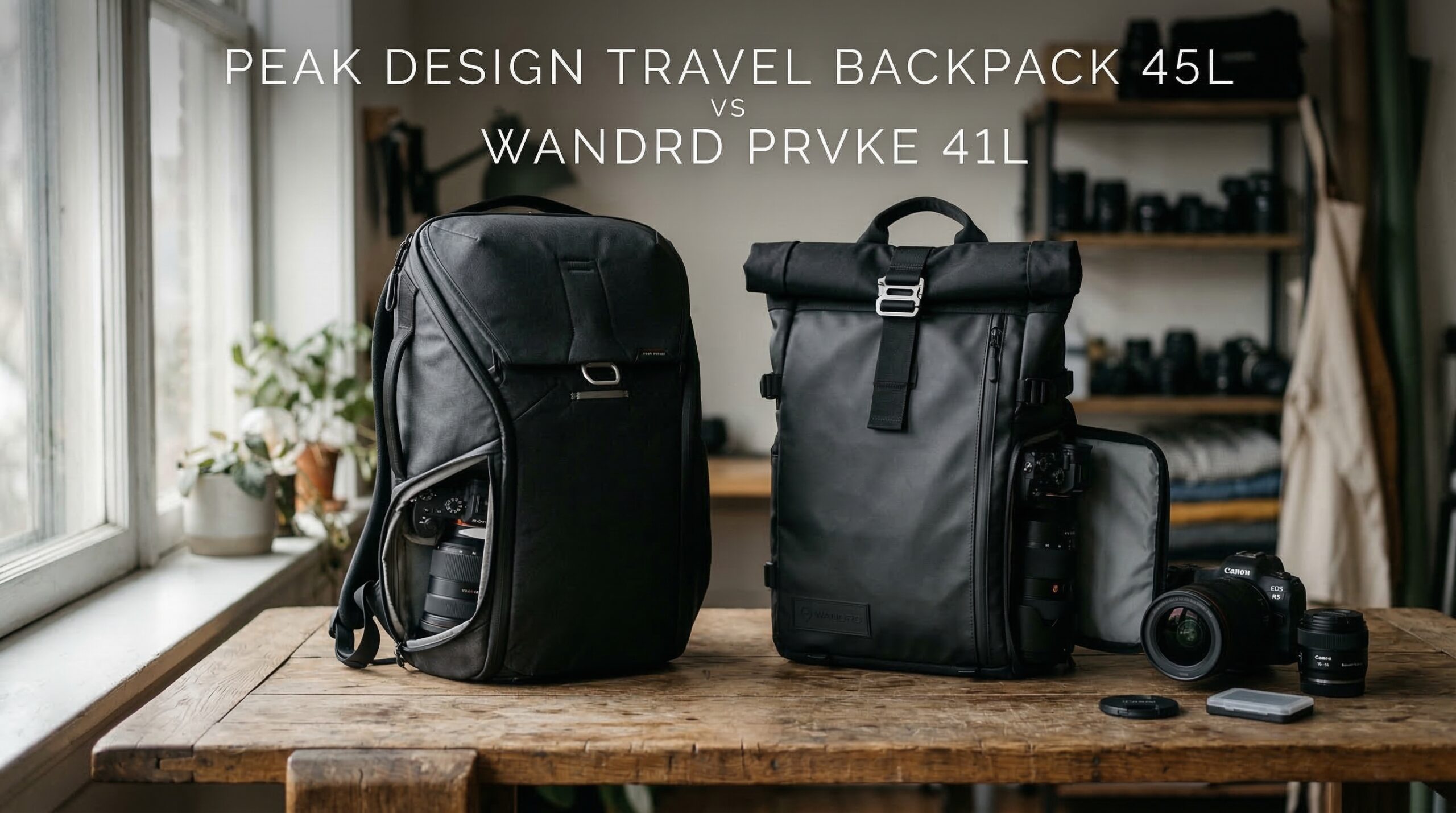 Peak Design Travel Backpack 45L vs Wandrd PRVKE 41L