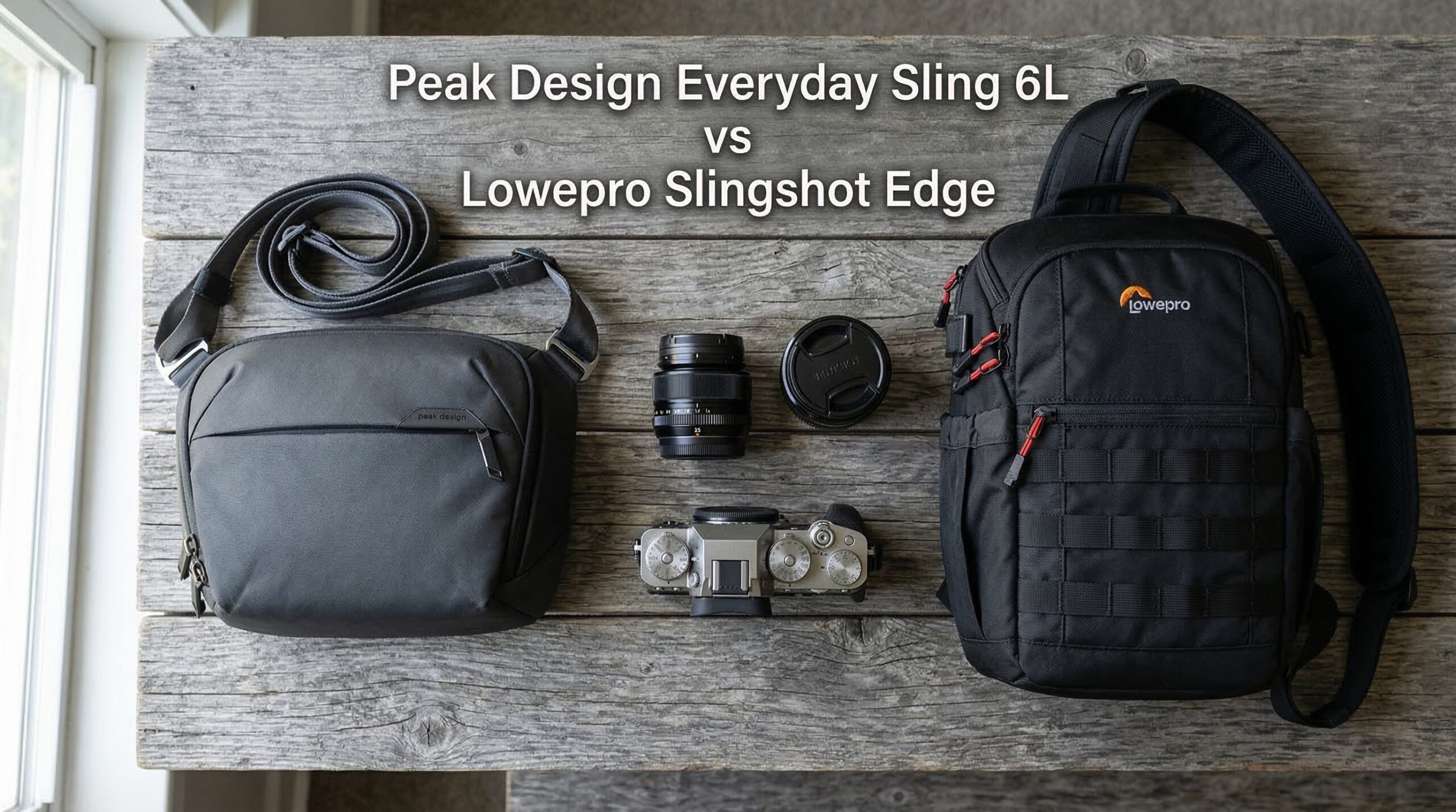 Peak Design Everyday Sling 6L vs Lowepro Slingshot Edge