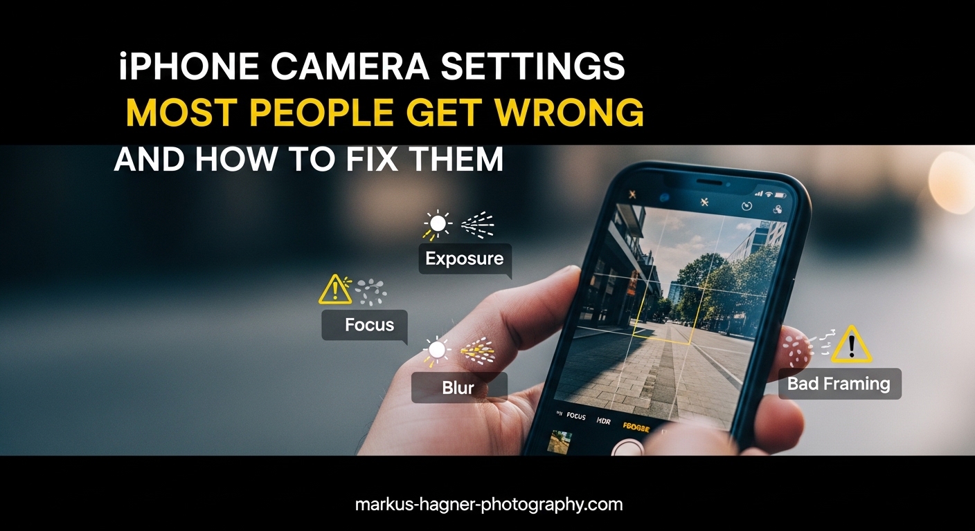 iPhone Camera Settings Most People Get Wrong and How to Fix Them