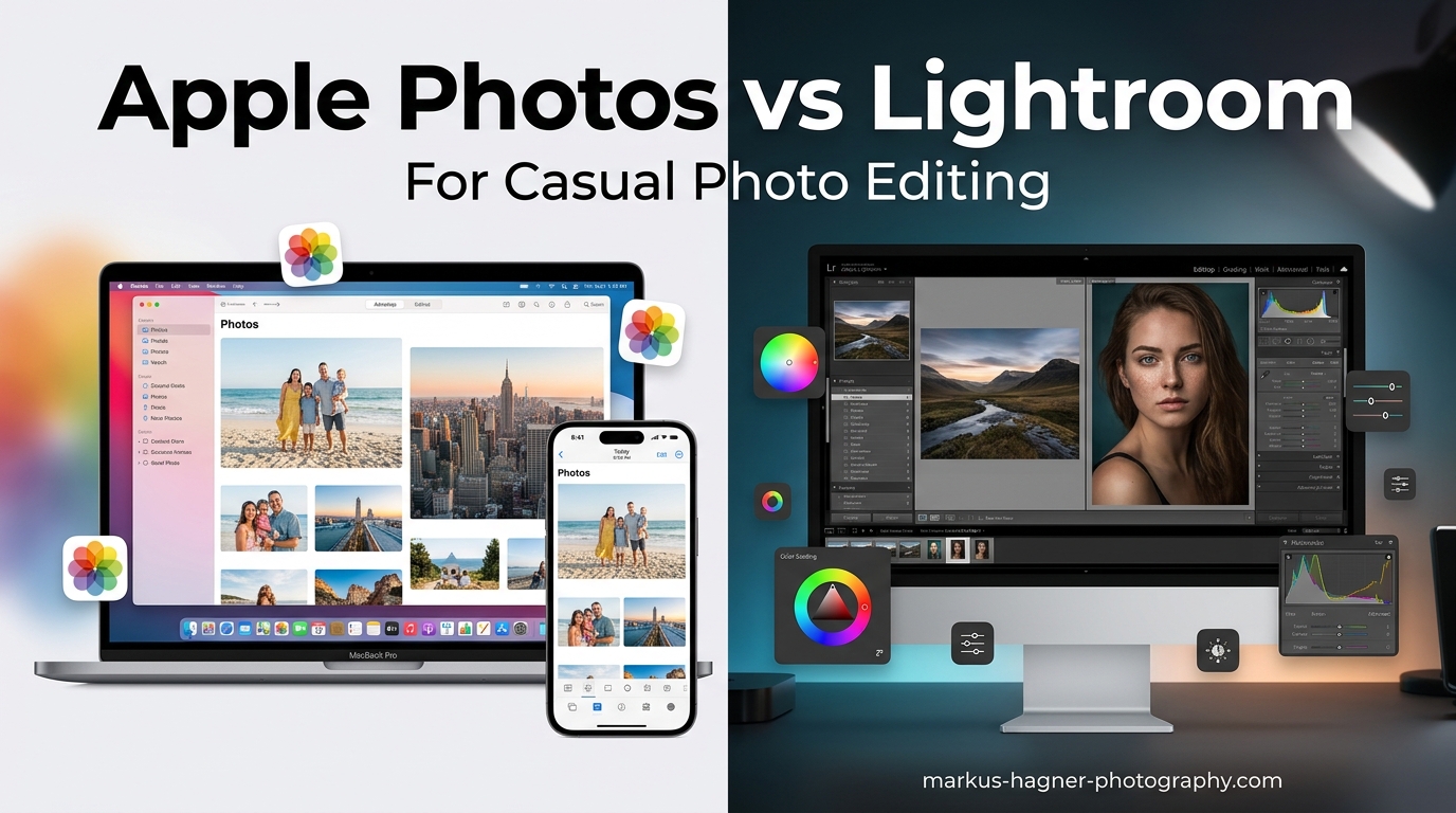 Apple Photos vs Lightroom for Casual Photo Editing
