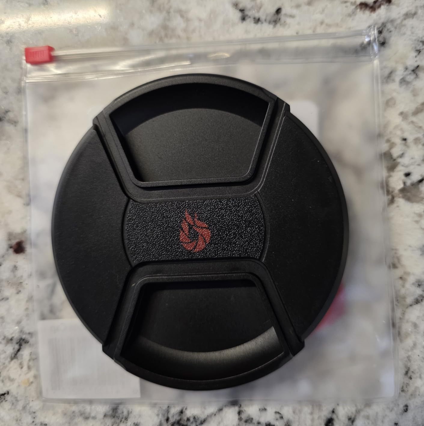 67mm Snap-On Center-Pinch Lens Cap, Extra Strong Springs, Camera Lens Cover - Compatible with Nikon, Canon, Sony & Other DSLR Cameras customer photo 1