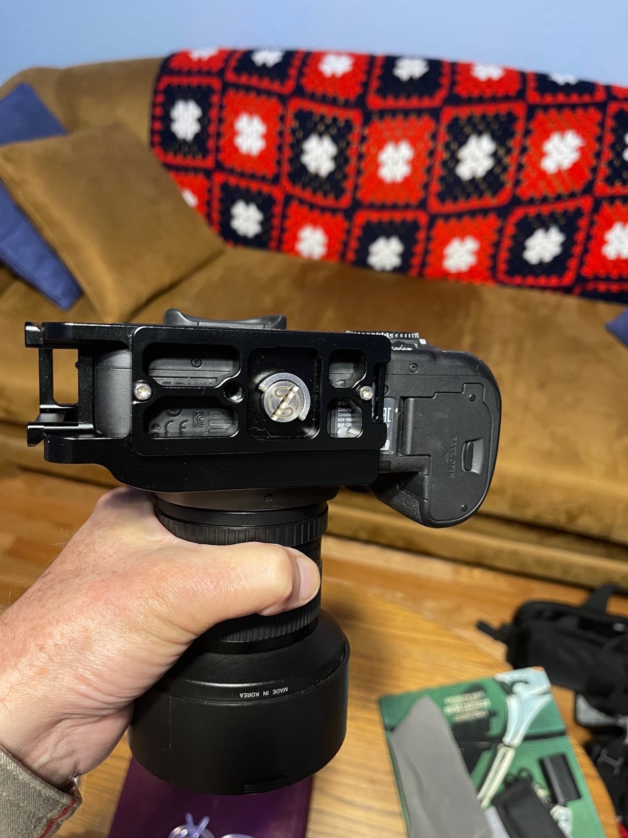 Sunwayfoto PCL-5DIV QR L Plate for Canon 5D Mark IV Arca / RRS Compatible Sunway customer photo 2