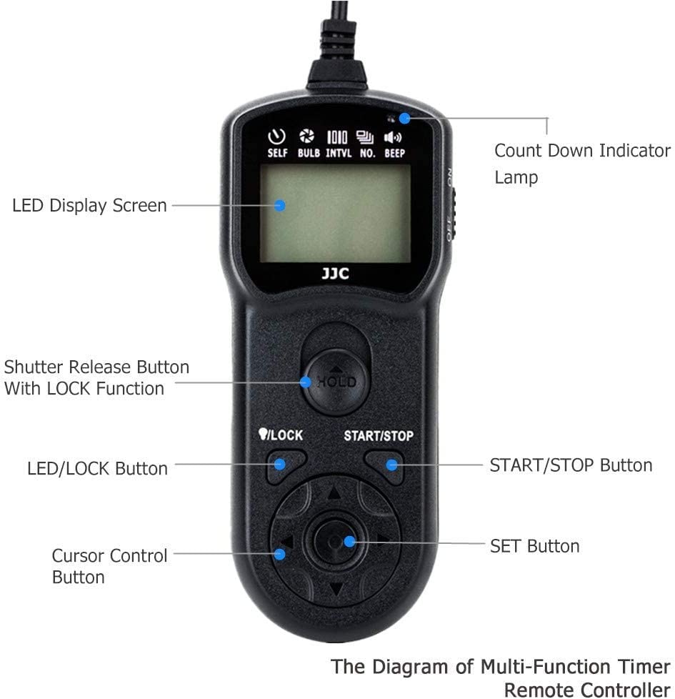 JJC Intervalometer Replaces Canon RS-60E3 Timer Remote Control Shutter Release for Canon EOS R100 R8 R6 Mark II R50V R10 R7 R6 Rp R 90D 80D Rebel T8i T7 T7i T6 T6s T6i SL3 M5 M6 Mark II G1X III II G3X customer photo 2
