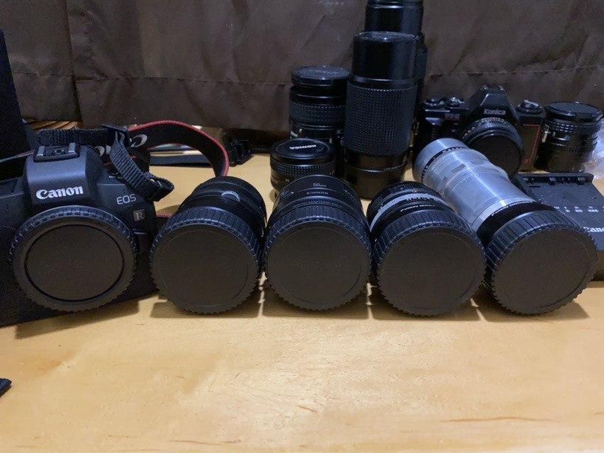 Rear Lens Cap & Body Cap Cover for Canon RF Mount Mirrorless Camera EOS R100 R50 R10 R8 R7 R6 Mark II R6 R5C R5 Mark II R5 R3 R RP Replace RF Rear Lens Cap & R-F-5 Body Cap -5 Packs customer photo 2