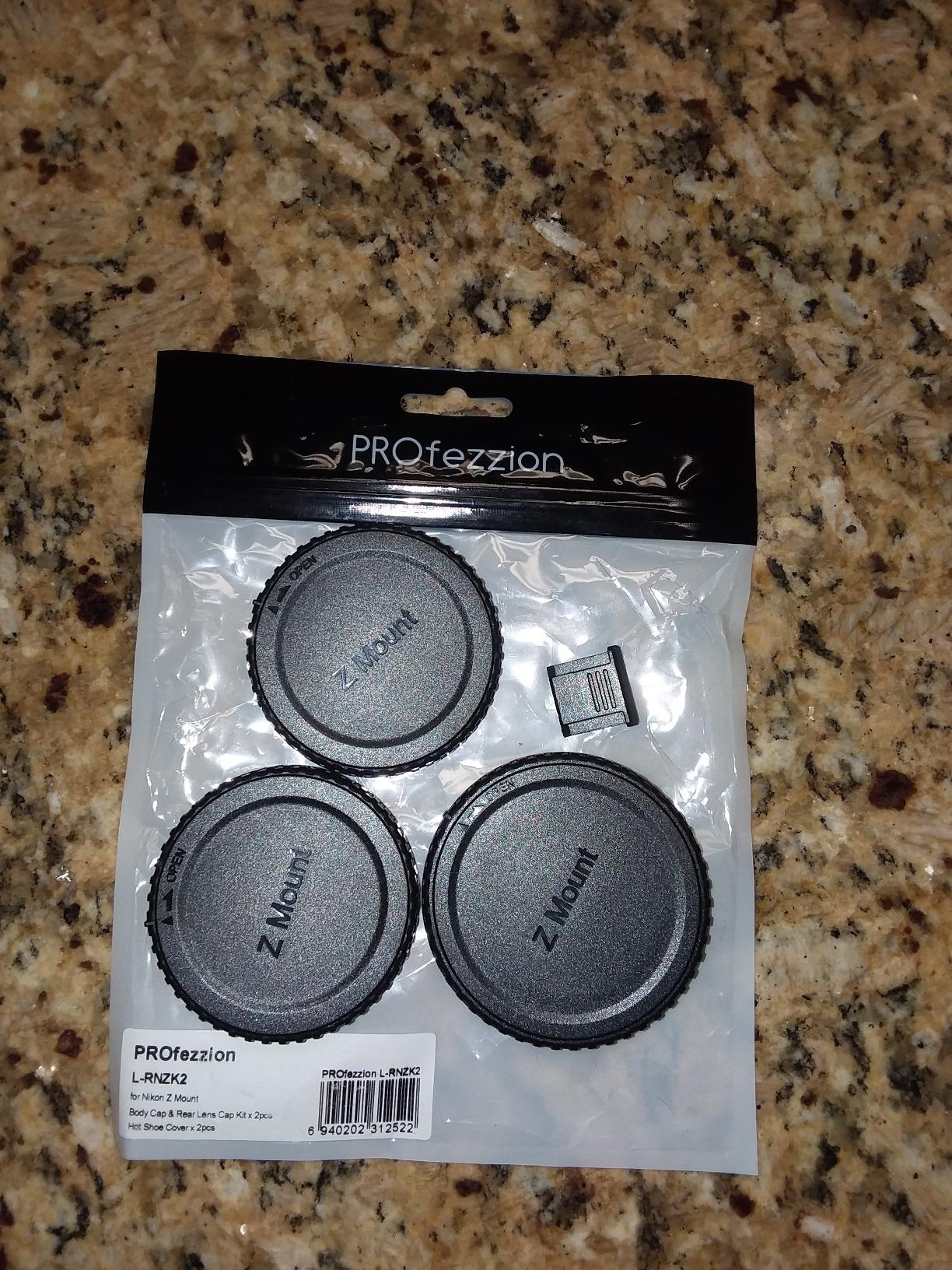 2 Pack Z Mount Body Cap Cover & Rear Lens Cap for Nikon Z9 Z8 Z7 Z7II Z6 Z6II Z6III Z5 Z5II Z50 Z50II Z30 ZR Zf Zfc Mirrorless Camera and Z Mount Lenses customer photo 2