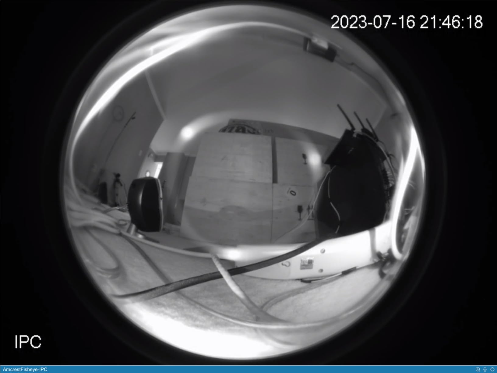 Amcrest Fisheye IP POE Camera, 360° Panoramic 5-Megapixel POE IP Camera, Fish Eye Security Indoor Camera, IVS Features and People Counting, MicroSD Recording, IP5M-F1180EW-V2 (White) customer photo 2