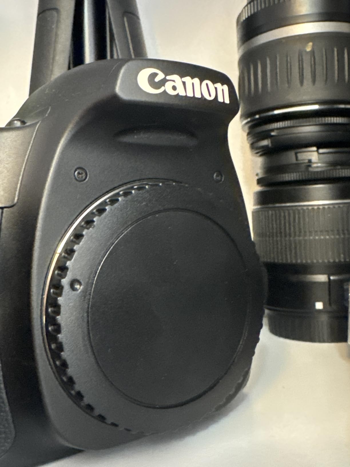 Body Cap & Rear Lens Cap Cover for Canon EOS R100 R50 R50V R6 Mark III/II/I EOS R5 II/I EOS R EOS RP EOS R3 EOS R7 R8 EOS R10 More Canon RF Mount Camera with Hot Shoe Cover customer photo 1