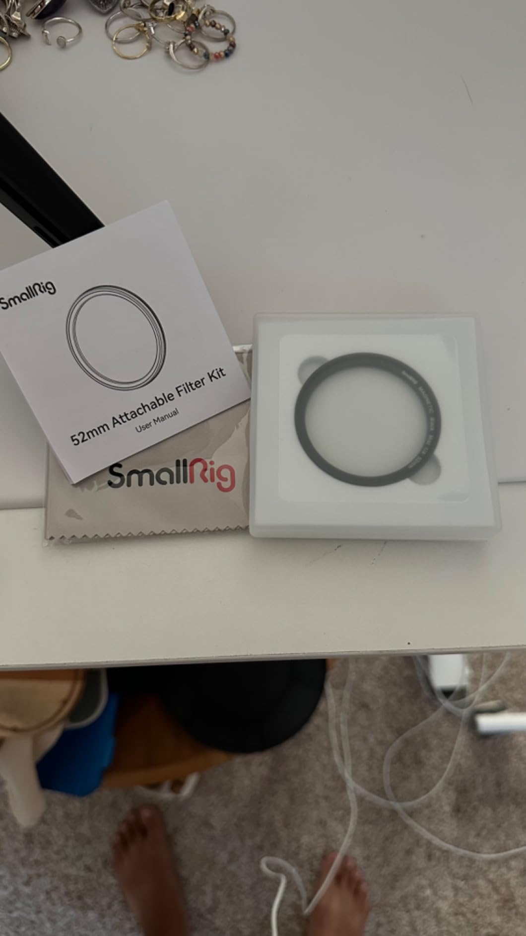 SmallRig 52mm Magnetic Black Diffusion 1/4 Filter Mist Dream Cinematic Effect Filter HD Optical Glass 28 Layers Multi Nano Coated for Portrait Photography/Video/Vlog - 4217 customer photo 1