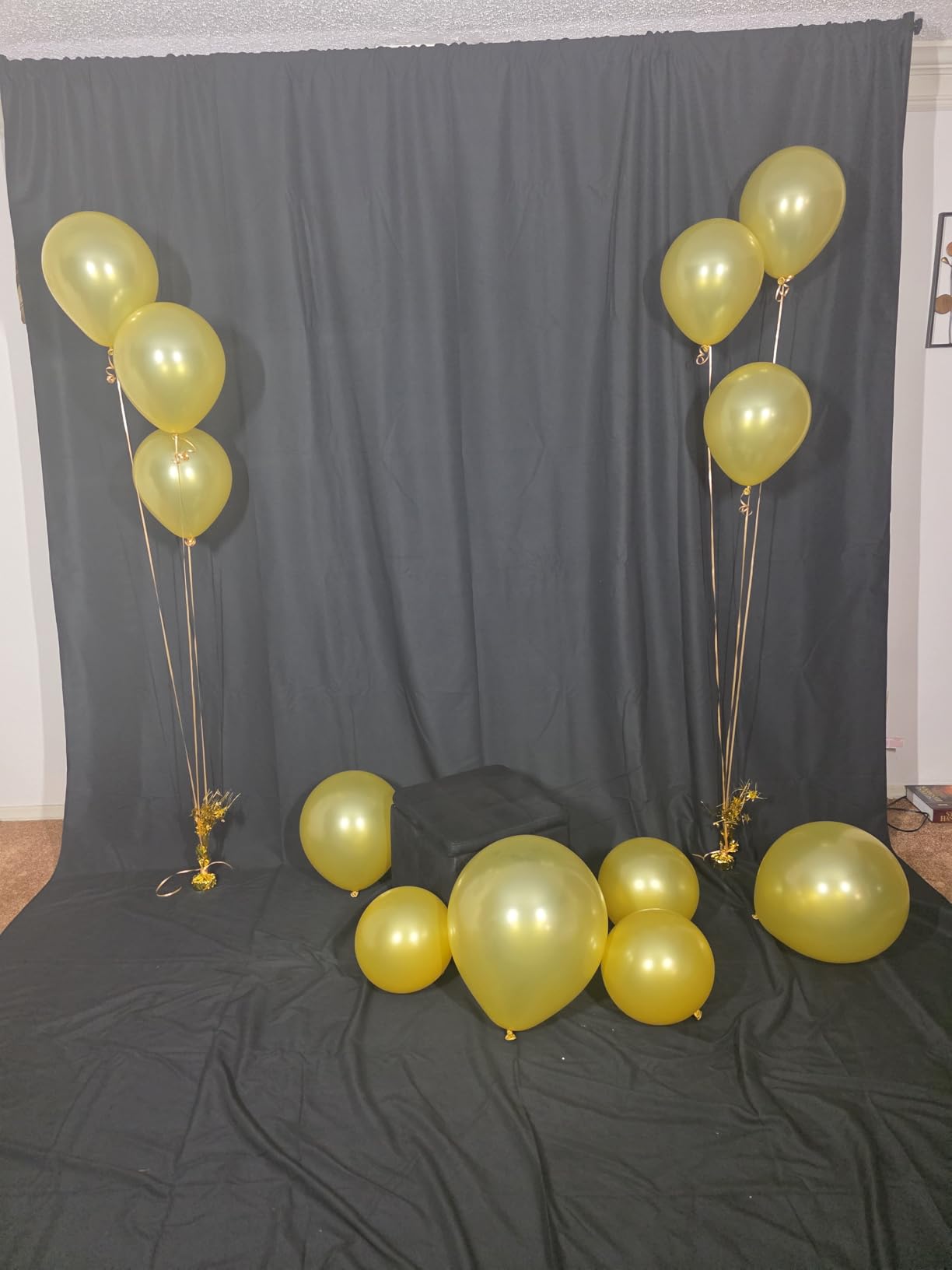 10 x 20 ft White Backdrop Background White Screen for Photography Video Recording Picture Shooting high Density Polyester Fabric Pure Recording Parties Curtain customer photo 2