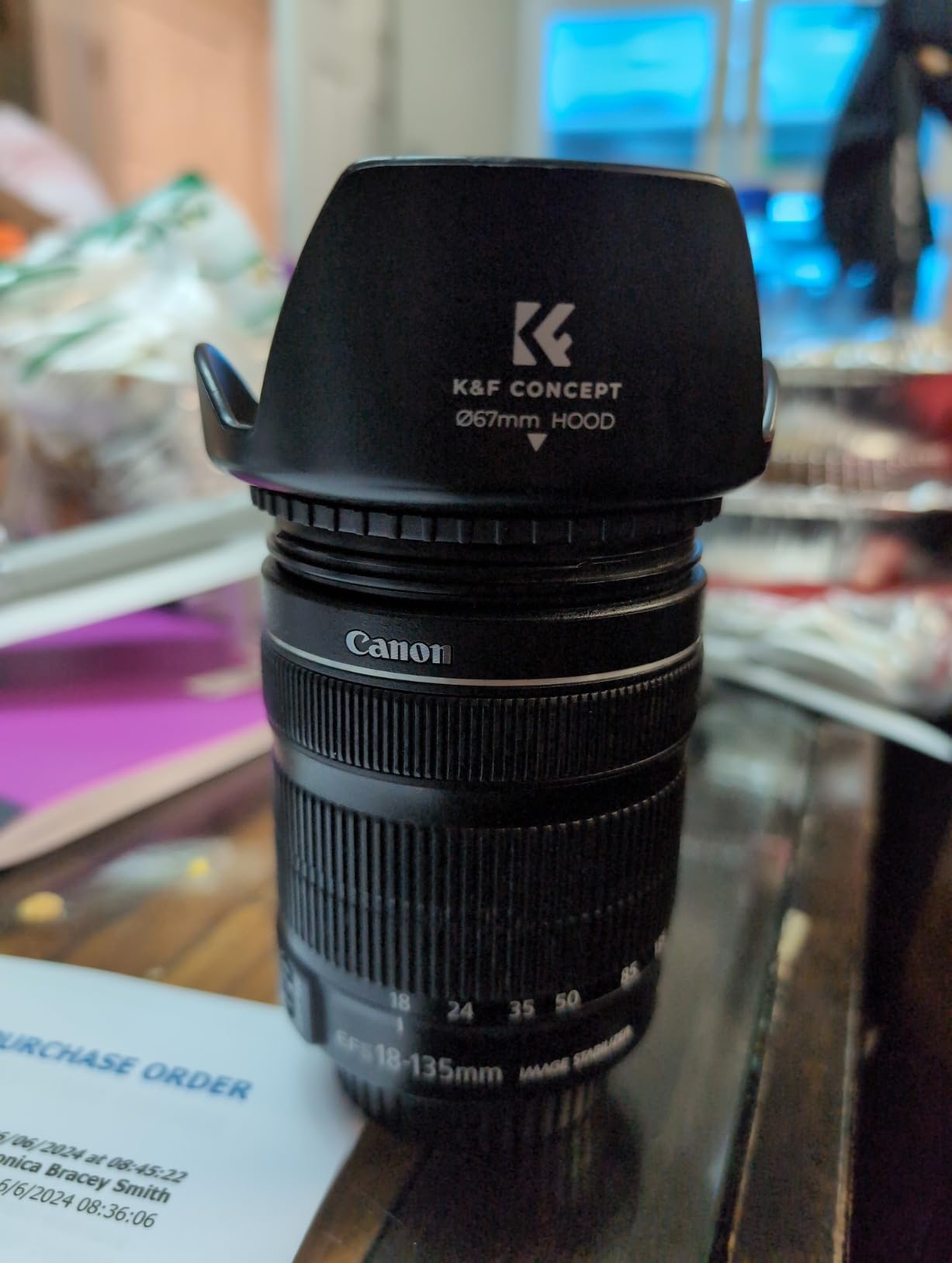 K&F CONCEPT 67mm Tulip Flower Lens Hood for Canon, Sony Cameras with EF-S 18-135mm f3.5-5.6, RF 24-105mm f4-7.1, Sony FE 85mm f1.8, Sigma 16mm f1.4 DC DN Lens and More customer photo 2