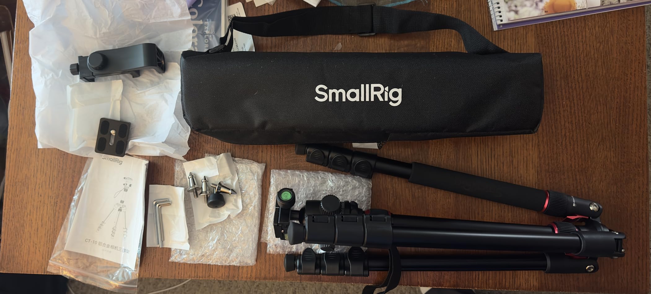 SmallRig CT-20 Camera Tripod, 78.7