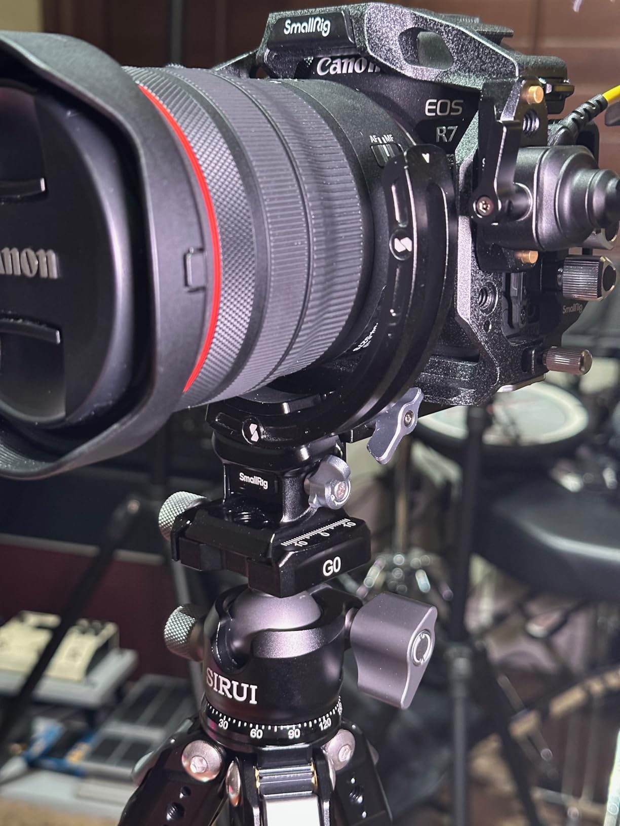 Horizontal-to-Vertical Mount Plate Kit for Mirrorless Cameras, for Sony, for FUJIFILM, for Nikon, for Canon, Tripod Mount Ring Lens Mount with Quick Release Plate for Arca Type - 4349 customer photo 2