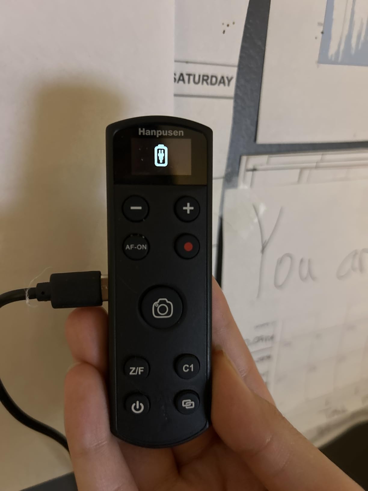Hanpusen Rechargeable Remote Control Wireless Shutter Release for Sony customer photo 1