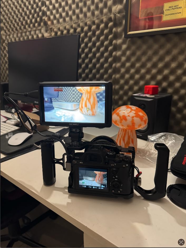 FEELWORLD FW568PRO 6-inch 1200Nit Camera Monitor, 4K HDMI 60Hz Field Monitor with 3D LUT, Focus Peaking, Waveform, 9:16 Vertical Marker for DSLR, Mirrorless Cameras, Video Production, Photography customer photo 2