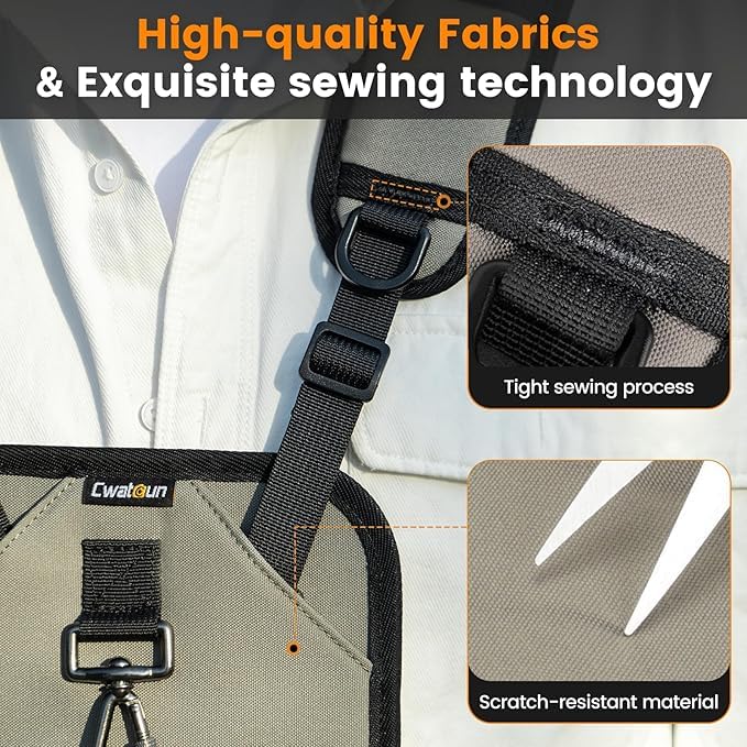 Cwatcun Professional Camera Harness & Vest System - Triple Safety Mount customer photo 2