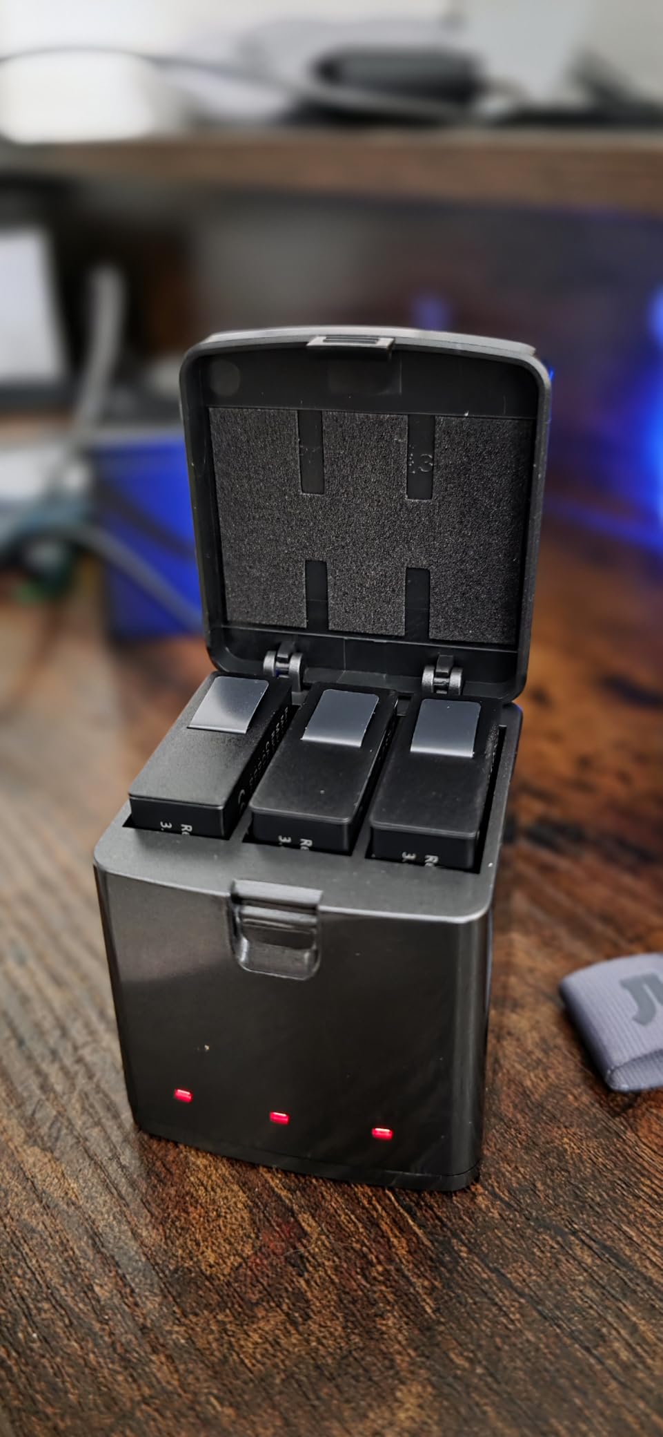 Battery Charger Kits for Hero 13 Black, 3-Pack 2100mAh Replacement Batteries and Triple Charge Case with Type-C Charging Cord for Hero 13 Official Batteries Accessories (3-Pack) customer photo 2