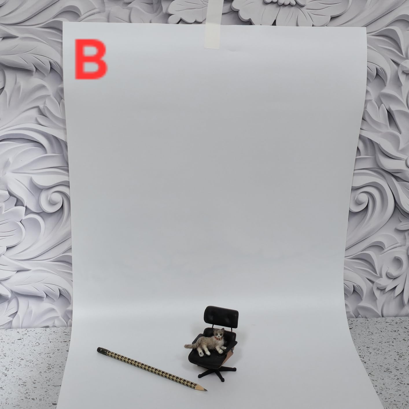 Meking 15.75x26.18 Inch PVC Backdrop, Matte & Reflective White Background Dual-Sided Vinyl Backdrops for Jewelry,Cosmetic,Makeup and Other Small Product Tabletop Photography customer photo 2