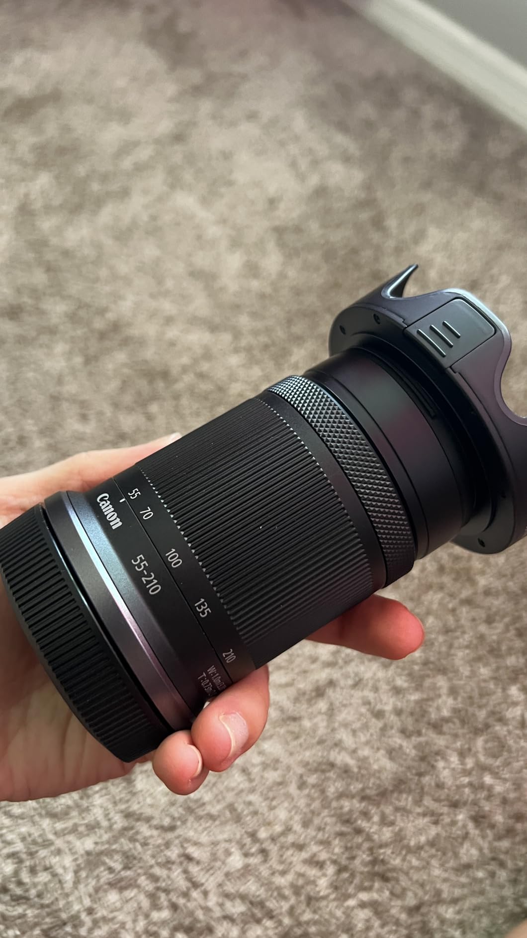 JJC 55mm Tulip Flower Lens Hood for Nikon D3400 D3500 D5600 D7500 with Kit Lens AF-P DX 18-55mm & for Sony A7IV A7 III A7 II A7 with FE 28-70mm, Compatible with a 55mm Filter/Lens Cap customer photo 2